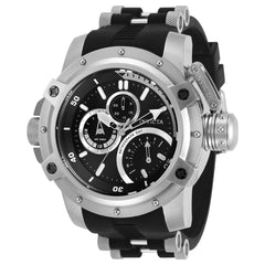 Invicta Men's Quartz Watch - Coalition Forces Silver and Black Dial Strap | 30387