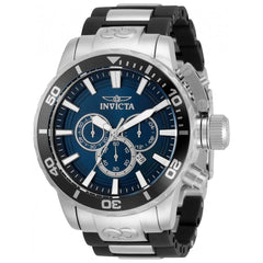 Invicta Men's Quartz Watch - Corduba Chronograph Blue Dial Strap | 33691