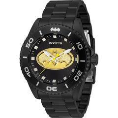 Invicta Men's Quartz Watch - DC Comics Batman Black and Gold Dial Bracelet | 32382