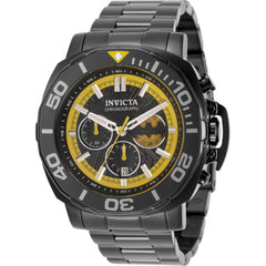 Invicta Men's Quartz Watch - DC Comics Batman Chronograph Black SS Bracelet | 35076