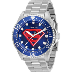 Invicta Men's Quartz Watch - DC Comics Superman Blue and Red Dial Bracelet | 32380