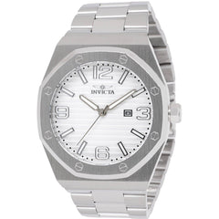 Invicta Men's Quartz Watch - Huracan Silver Tone Dial Stainless Steel Bracelet | 45780