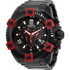 Invicta Men's Quartz Watch - Jason Taylor Chronograph Black and Red Dial | 33993