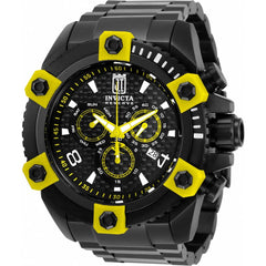 Invicta Men's Quartz Watch - Jason Taylor Chronograph Black and Yellow Dial | 33994