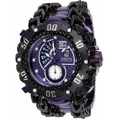 Invicta Men's Quartz Watch - Jason Taylor Purple and Black Steel Bracelet | 38737