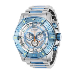 Invicta Men's Quartz Watch - Luminary Metallic White Dial Two Tone Bracelet | 38194