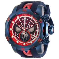 Invicta Men's Quartz Watch - Marvel Spiderman Chrono Dark Blue Silicone Strap | 32460