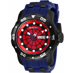 Invicta Men's Quartz Watch - Marvel Spiderman Day-Date Black and Red Dial | 25699
