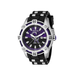 Invicta Men's Quartz Watch - MLB Colorado Rockies Black and Purple Dial Strap | 43267