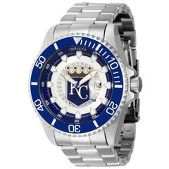 Invicta Men's Quartz Watch - MLB Kansas City Royals Silver Stainless Steel | 43465