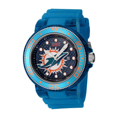 Invicta Men's Quartz Watch - NFL Miami Dolphins Turquoise Silicone Strap | 41453