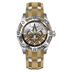 Invicta Men's Quartz Watch - NFL New Orleans Saints Khaki and Silver Tone Dial | 42068
