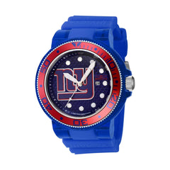 Invicta Men's Quartz Watch - NFL New York Giants Blue Silicone Strap | 41451