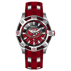Invicta Men's Quartz Watch - NFL San Francisco Red and Black Dial Strap | 42063