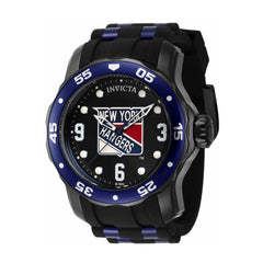 Invicta Men's Quartz Watch - NHL New York Rangers Silicone and Steel Strap | 42649