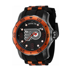 Invicta Men's Quartz Watch - NHL Philadelphia Flyers Black and Grey Dial | 42651