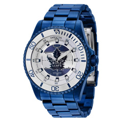 Invicta Men's Quartz Watch - NHL Toronto Maple Leafs Silver, White, Blue Dial | 42246