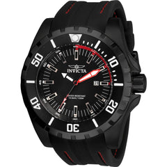 Invicta Men's Quartz Watch - Pro Diver Black Case Polyurethane Strap | 30760