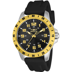 Invicta Men's Quartz Watch - Pro Diver Black Dial Rubber Strap | 21840