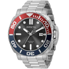 Invicta Men's Quartz Watch - Pro Diver Black Dial Stainless Steel Bracelet | 34311
