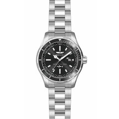 Invicta Men's Quartz Watch - Pro Diver Black Dial Stainless Steel Bracelet | 35590