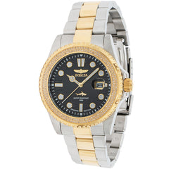 Invicta Men's Quartz Watch - Pro Diver Black Dial TT Stainless Steel Bracelet | 37972