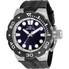 Invicta Men's Quartz Watch - Pro Diver Blue Dial Black Silicone Strap | 30720