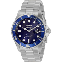 Invicta Men's Quartz Watch - Pro Diver Blue Dial Stainless Steel Bracelet | 33267