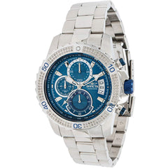 Invicta Men's Quartz Watch - Pro Diver Chronograph Date Display Blue Dial | 37997