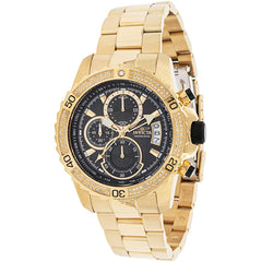 Invicta Men's Quartz Watch - Pro Diver Chronograph Date Display SS Bracelet | 37998