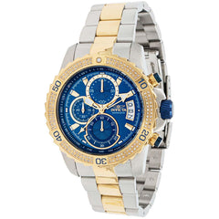 Invicta Men's Quartz Watch - Pro Diver Chronograph Date Display White Diamond | 38001