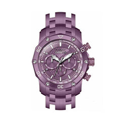 Invicta Men's Quartz Watch - Pro Diver Chronograph Purple Glass Fiber Bracelet | 40679