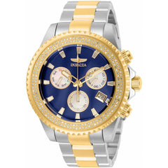 Invicta Men's Quartz Watch - Pro Diver Chronograph Two Tone Bracelet | 31838