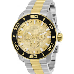 Invicta Men's Quartz Watch - Pro Diver Gold Tone Dial Two Tone Bracelet | 30947