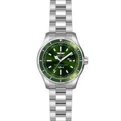 Invicta Men's Quartz Watch - Pro Diver Green Dial Stainless Steel Bracelet | 35592