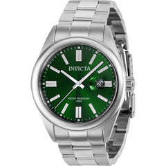 Invicta Men's Quartz Watch - Pro Diver Green Dial Stainless Steel Bracelet | 38459