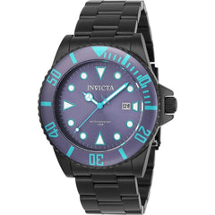 Invicta Men's Quartz Watch - Pro Diver Purple Dial Black Bracelet | 90297