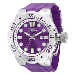 Invicta Men's Quartz Watch - Pro Diver Purple Dial Silicone Strap | 36992