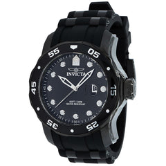 Invicta Men's Quartz Watch - Pro Diver Rotating Bezel Black Dial Strap Dive | 39413
