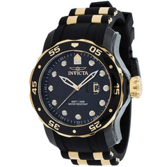 Invicta Men's Quartz Watch - Pro Diver Rotating Bezel Two Tone Strap Dive | 39414