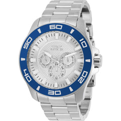 Invicta Men's Quartz Watch - Pro Diver Silver Tone Dial Bracelet | 30946
