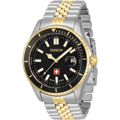 Invicta Men's Quartz Watch - Pro Diver Two Tone SS Bracelet Rotating Bezel | 33433