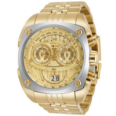 Invicta Men's Quartz Watch - Reserve Chronograph Gold Tone Dial Bracelet | 32072