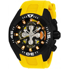 Invicta Men's Quartz Watch - S1 Rally Chronograph Yellow Silicone Strap | 30321