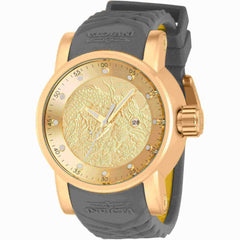 Invicta Men's Quartz Watch - S1 Rally Gold Tone Dial Silicone Rubber Strap | 41145