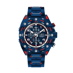 Invicta Men's Quartz Watch - Sea Monster Chronograph Blue Dial Steel Bracelet | 37804