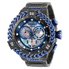 Invicta Men's Quartz Watch - Shaq Blue and Black Bezel Mother of Pearl Dial | 33415
