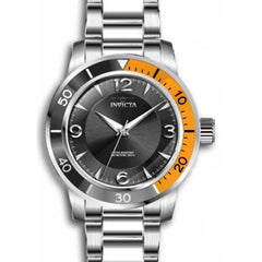 Invicta Men's Quartz Watch - Specialty Black and Yellow Bezel Bracelet | 38517