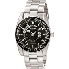 Invicta Men's Quartz Watch - Specialty Black Dial Stainless Steel Bracelet | 5781
