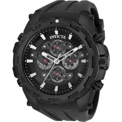 Invicta Men's Quartz Watch - Specialty Chronograph Black and Silver Dial | 34219